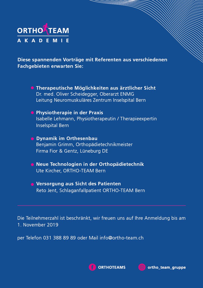 Update Neuroorthopädie Bern