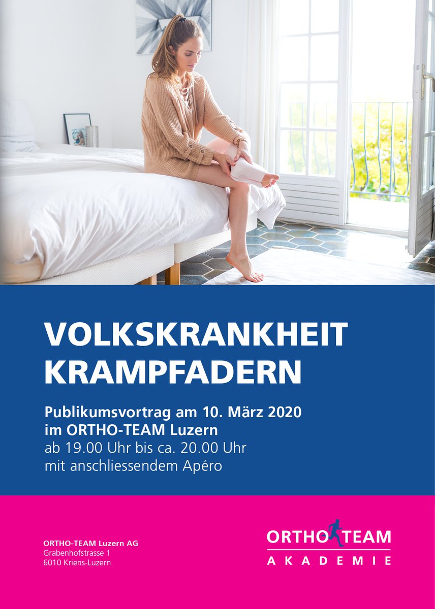 Publikumsvortrag Volkskrankheit Krampfadern