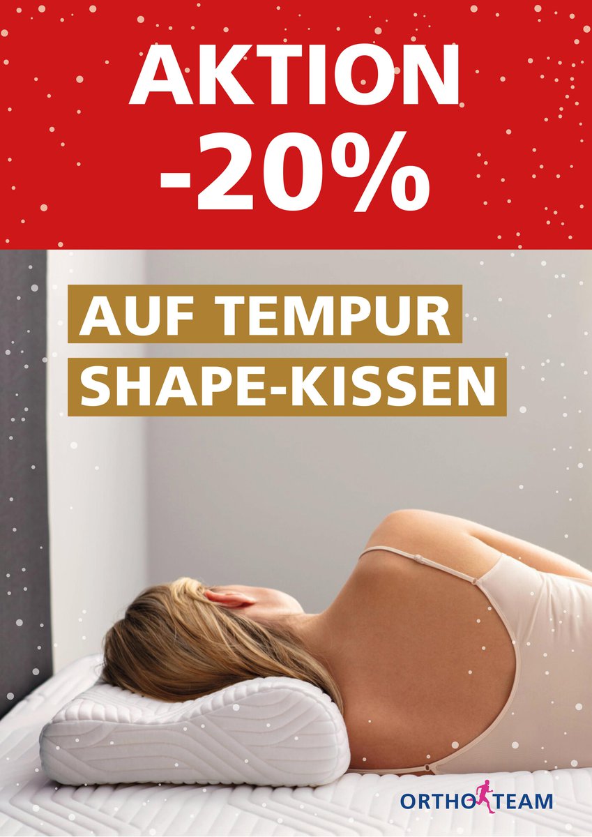 Weihnachtsaktion Tempur Kissen