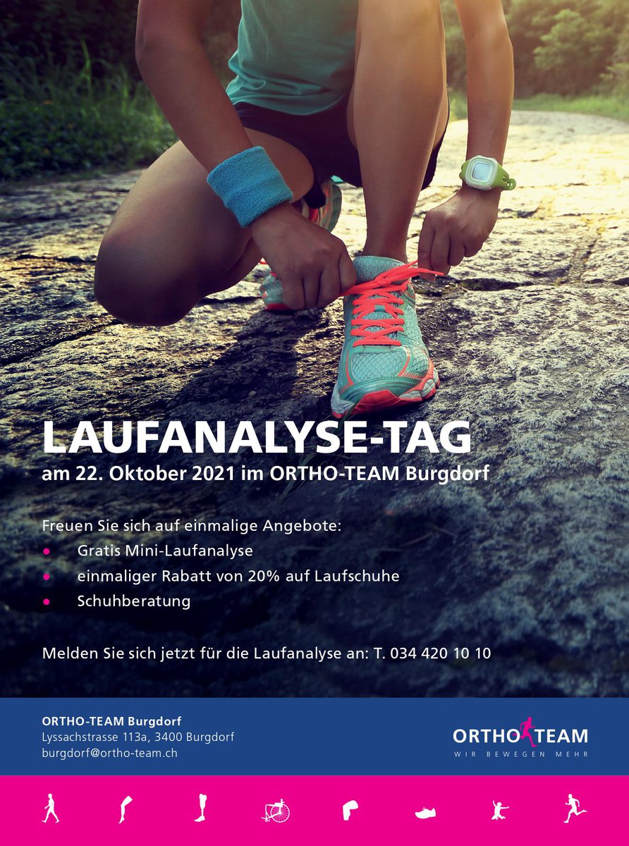 Laufanalyse Tag in Burgdorf