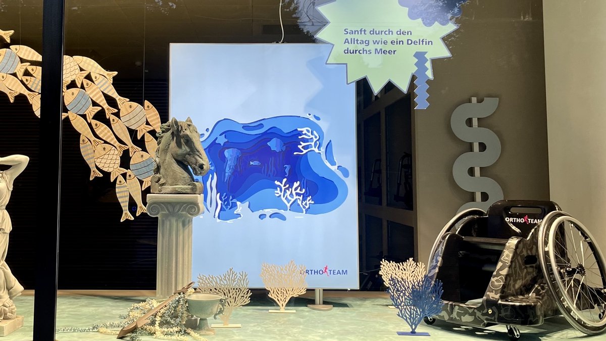 Schaufensterkampagne Unterwasserwelt