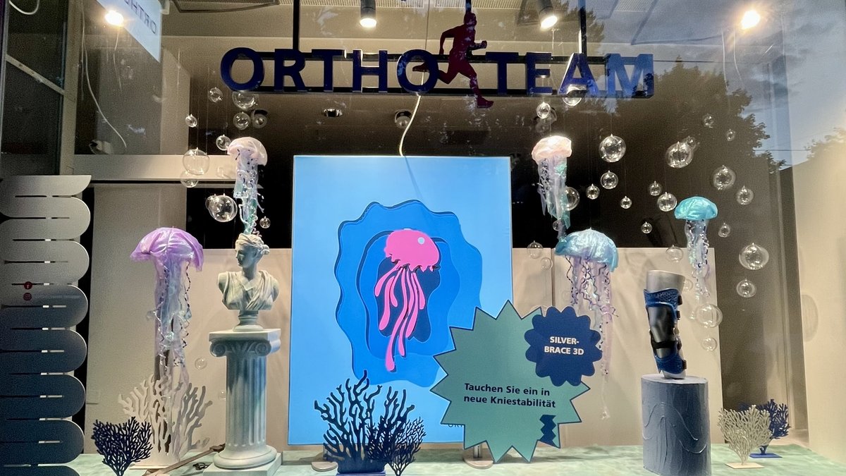 Schaufensterkampagne Unterwasserwelt