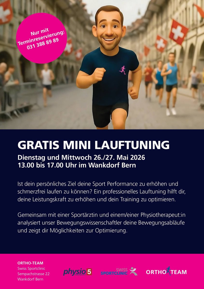 Lauftuning im Wankdorf Bern